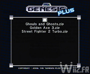 Listing des jeux - Genesis Plus GX