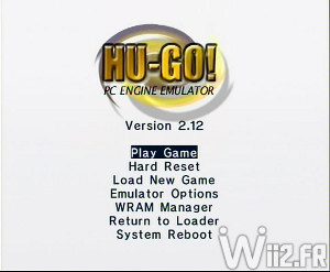 Emulateur PC Engine sur Wii - Hugo GX - Accueil