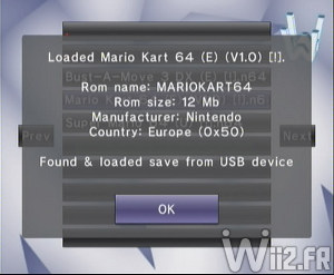 Wii 64 - Jeu chargé
