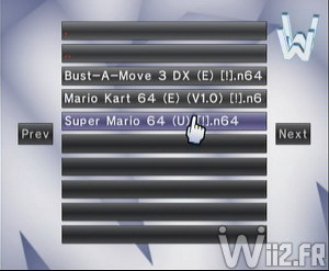 Wii 64 - Listing des jeux