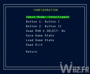 Emulateur PC Engine sur Wii - Wiiengine - Configuration des manettes